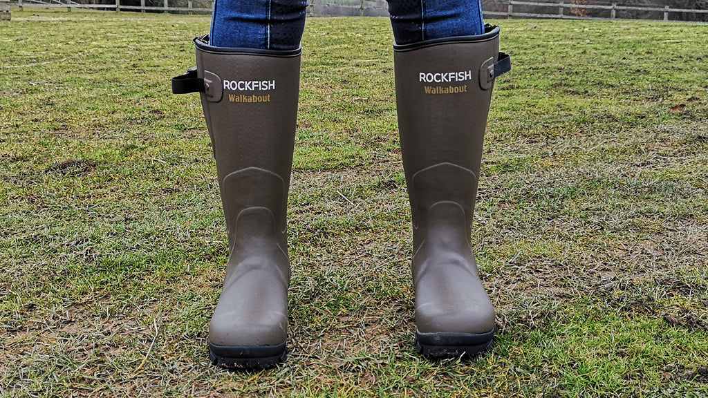 Rockfish Walkabout neoprene-lined wellington boots *Horse & Hound Approved*