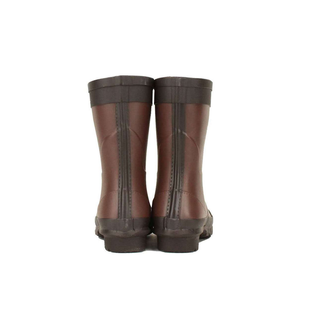 Rockfish Women's Short Chocolate Wellington boot with laces